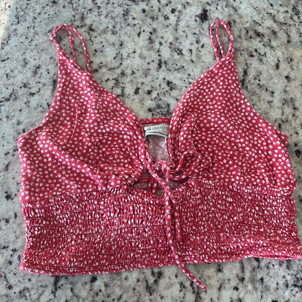 Red urban outfitters going out top